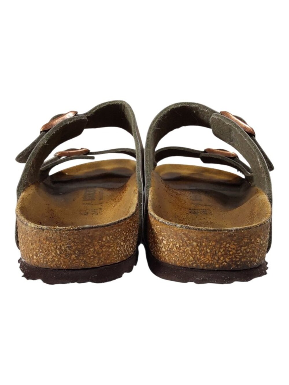 Birkenstock Arizona Birkibuc Synthetic Leather 41 Narrow (10 Women, 8 Men) - Picture 3 of 9